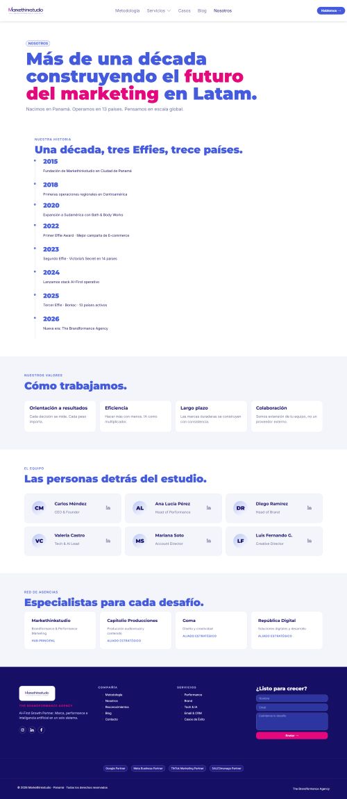 Galeria de Markethinkstudio
