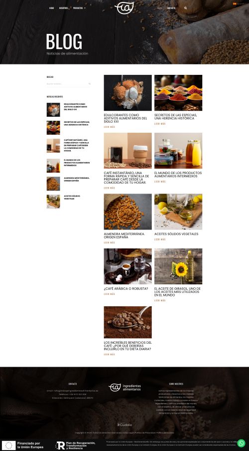 Galeria de Ingredientes Alimentarios