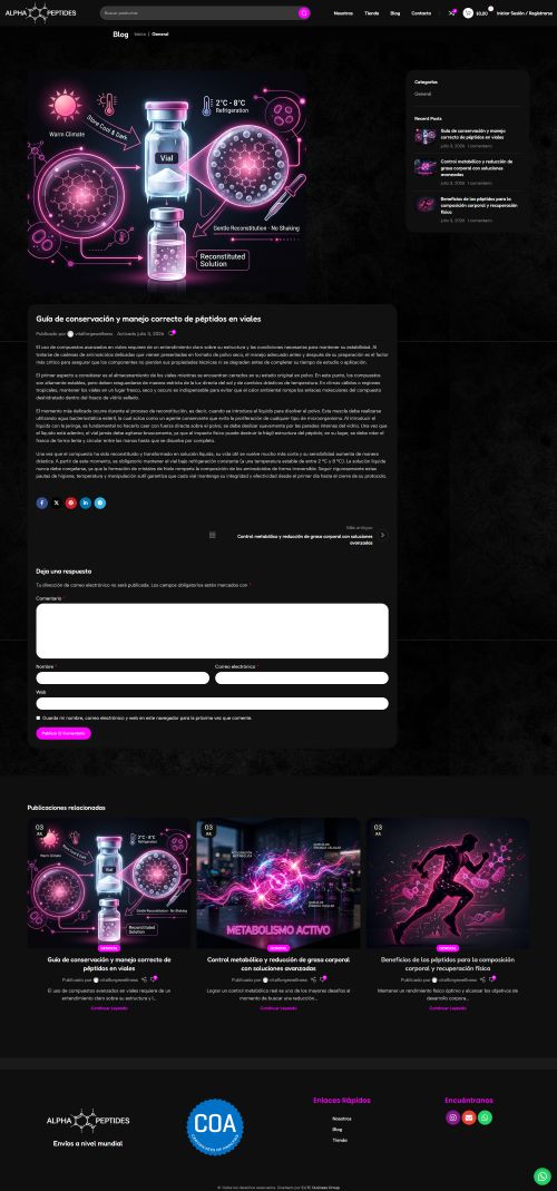 Galeria de Alpha Peptides Shop