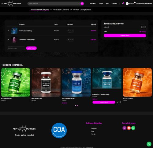 Galeria de Alpha Peptides Shop